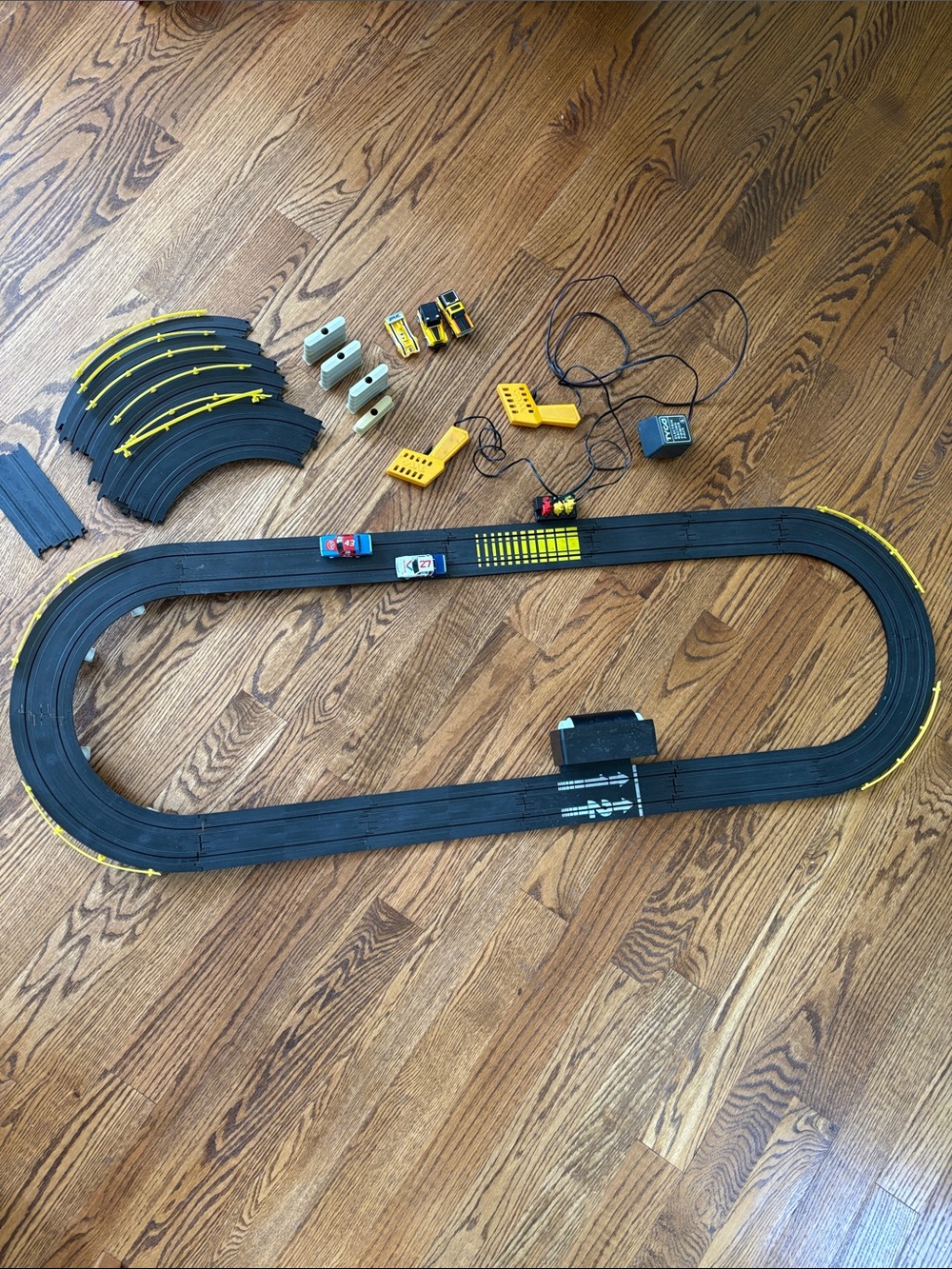 Vintage Tyco electric car racing track